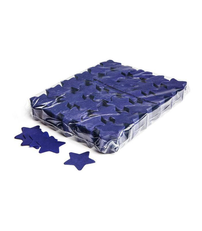 TCM FX - Lassú esésű Konfetti Csillag Ø 55mm - Sötétkék - 1 kg